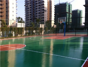 硅PU籃球場